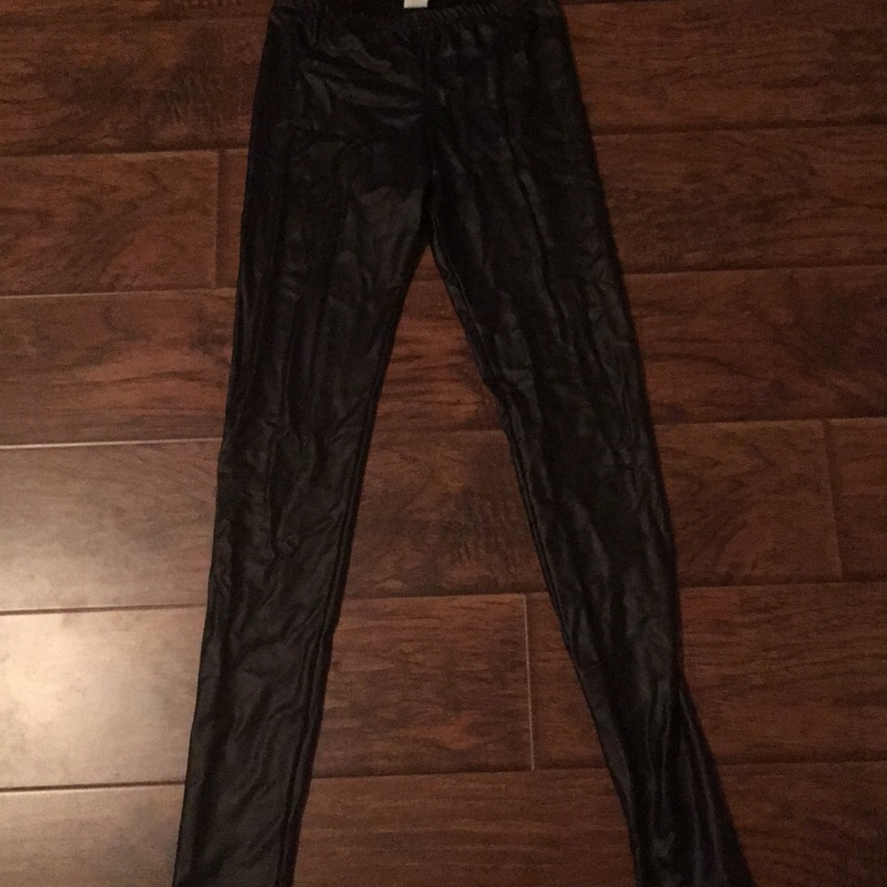 Pleather leggings
